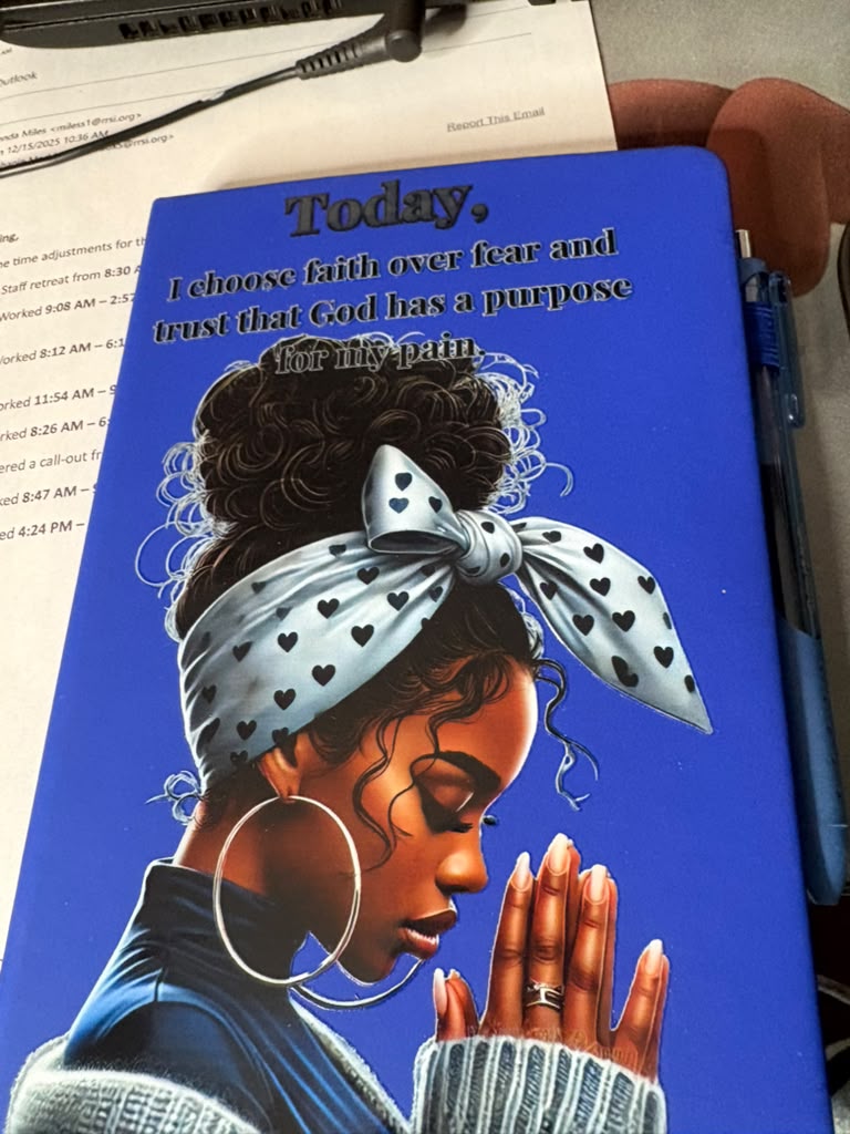 "Today I Choose Faith Over Fear" Journal